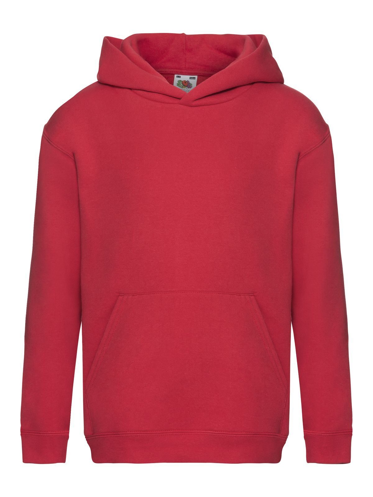 Kids Premium Hooded Sweat Fruit of the Loom Red