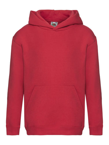 Kids Premium Hooded Sweat Fruit of the Loom Red