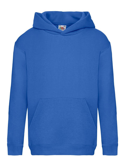 Kids Premium Hooded Sweat Fruit of the Loom Royal Blue