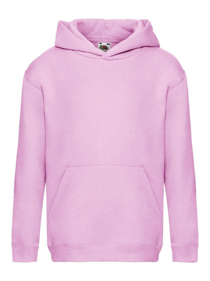 Kids Premium Hooded Sweat Fruit of the Loom Light Pink