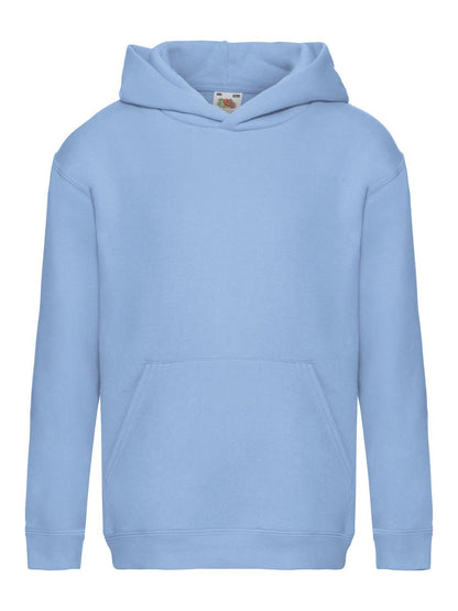 Kids Premium Hooded Sweat Fruit of the Loom Sky Blue