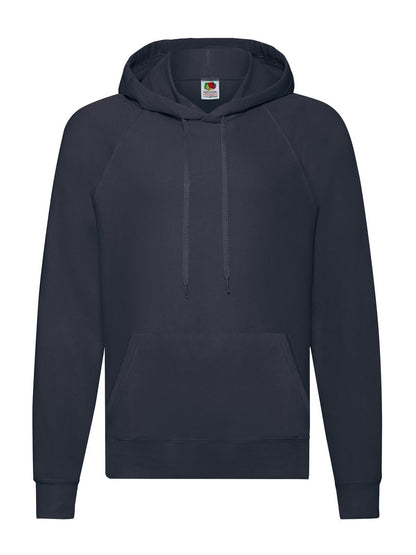 Lightweight Hooded Sweat Fruit of the Loom Deep Navy