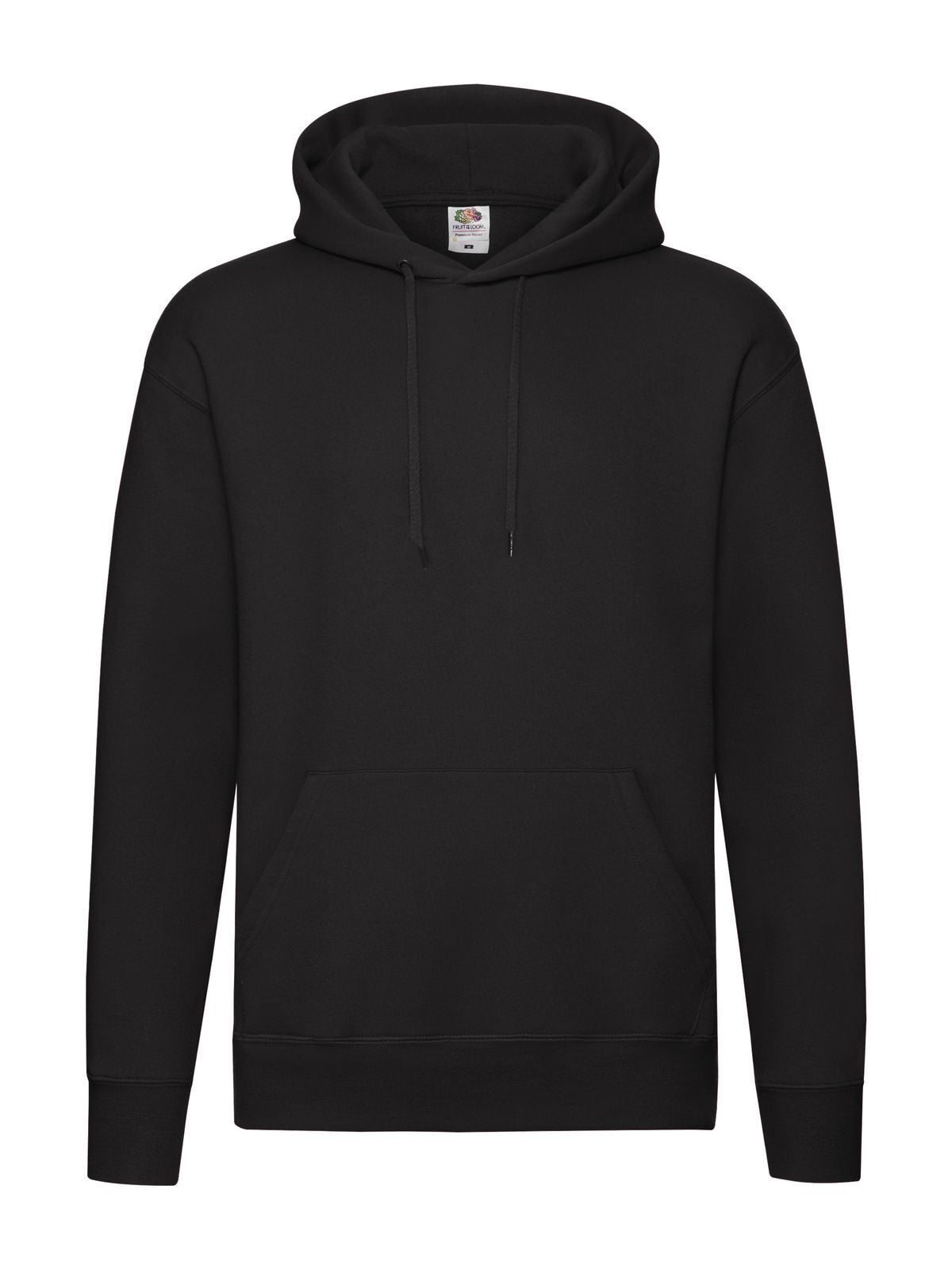 Premium Hooded Sweat Fruit of the Loom Black