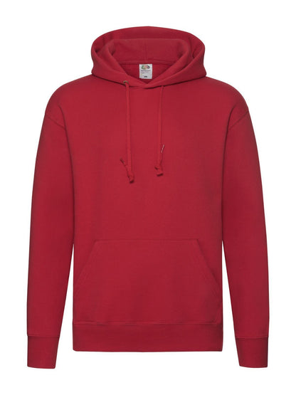 Premium Hooded Sweat Fruit of the Loom Red