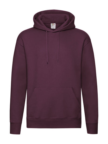 Premium Hooded Sweat Fruit of the Loom Burgundy