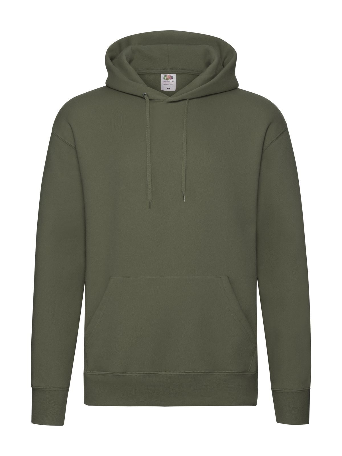 Premium Hooded Sweat Fruit of the Loom Classic Olive