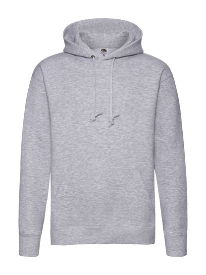 Premium Hooded Sweat Fruit of the Loom Heather Grey