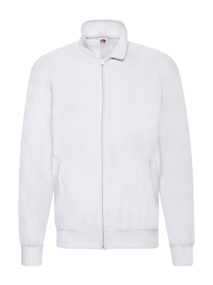 Lightweight Sweat Jacket Fruit of the Loom White