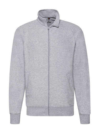 Lightweight Sweat Jacket Fruit of the Loom Heather Grey