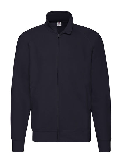 Lightweight Sweat Jacket Fruit of the Loom Deep Navy