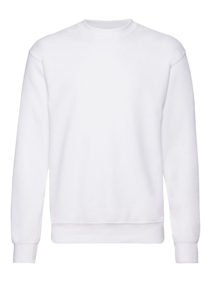 Classic Set-In Sweat Fruit of the Loom White