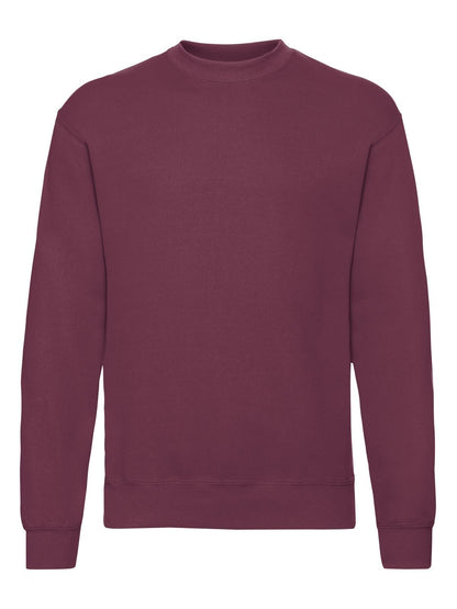 Classic Set-In Sweat Fruit of the Loom Burgundy