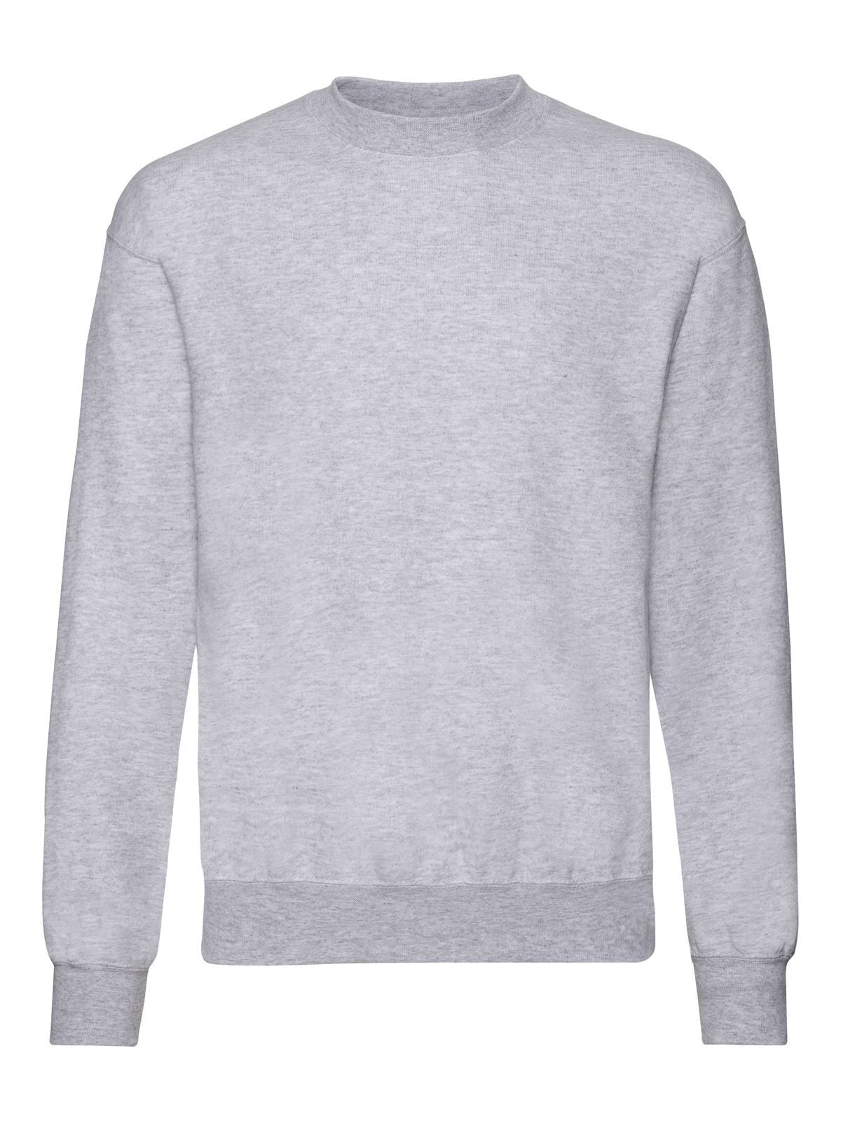 Classic Set-In Sweat Fruit of the Loom Heather Grey