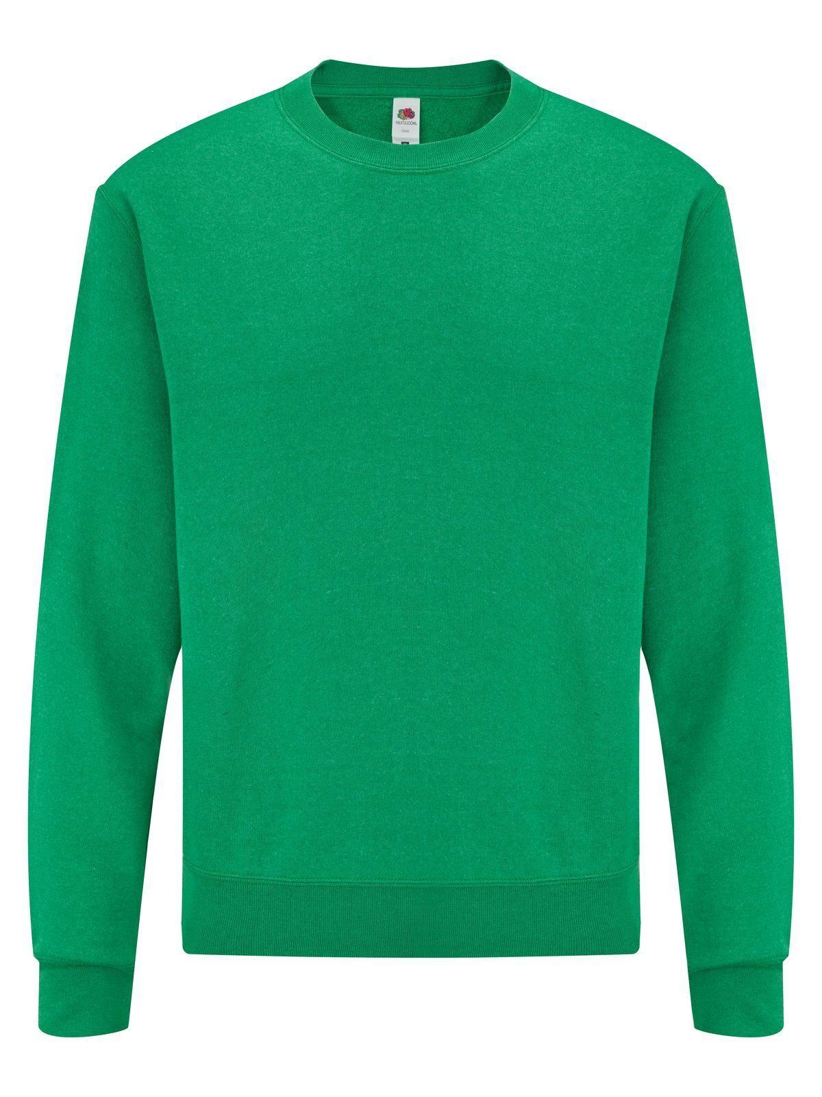 Classic Set-In Sweat Fruit of the Loom Retro Heather Green