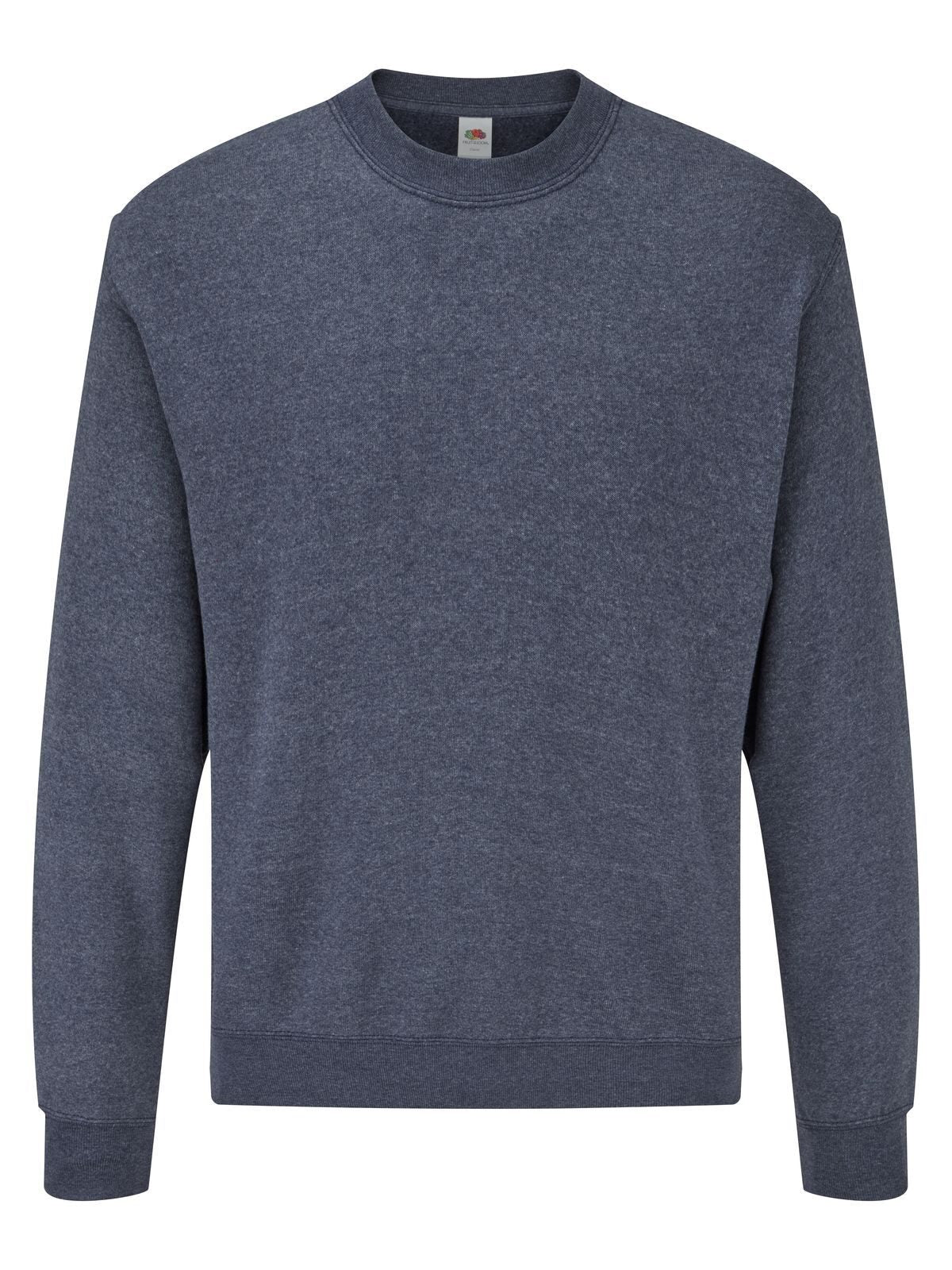 Classic Set-In Sweat Fruit of the Loom Vintage Heather Navy