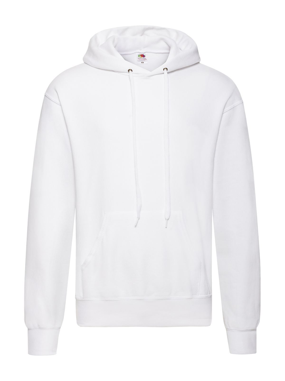 Classic Hooded Sweat Fruit of the Loom White