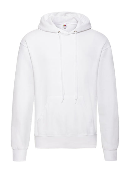 Classic Hooded Sweat Fruit of the Loom White