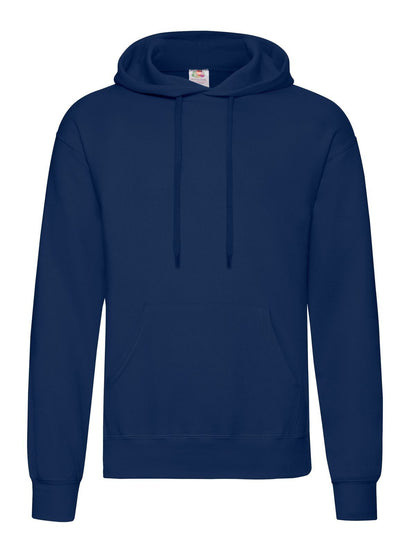 Classic Hooded Sweat Fruit of the Loom Navy
