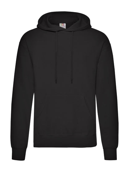 Classic Hooded Sweat Fruit of the Loom Black