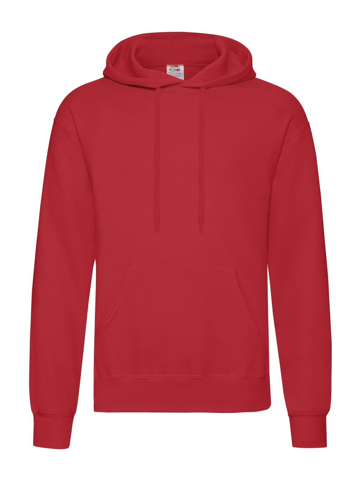 Classic Hooded Sweat Fruit of the Loom Red