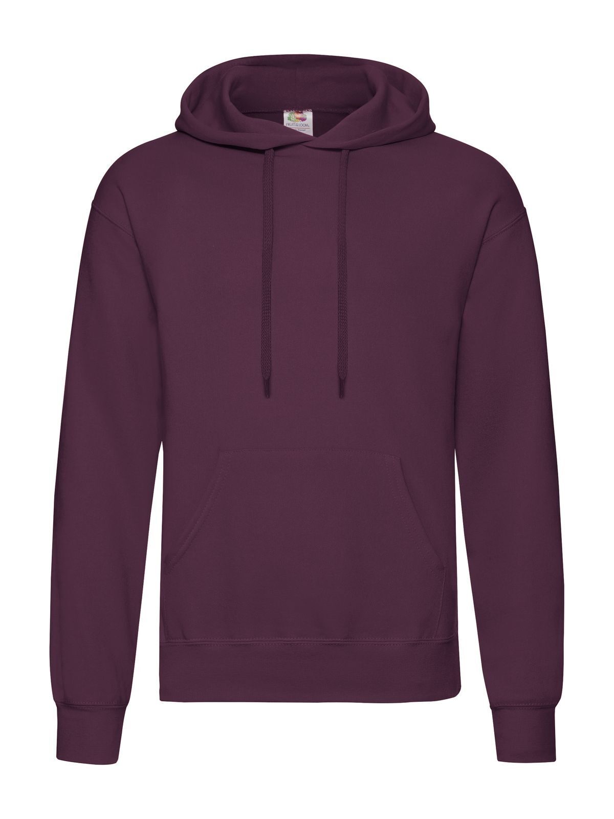 Classic Hooded Sweat Fruit of the Loom Burgundy