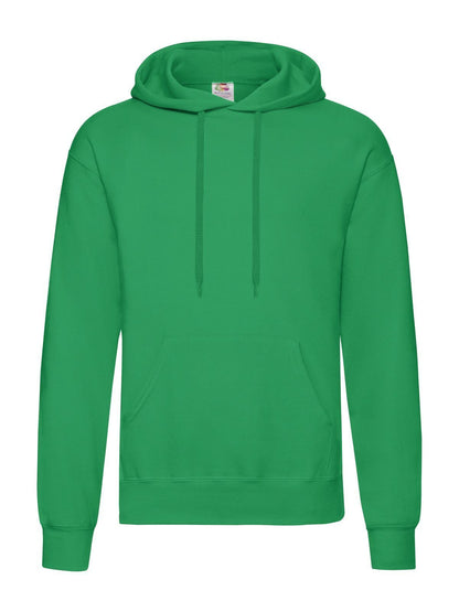 Classic Hooded Sweat Fruit of the Loom Kelly Green