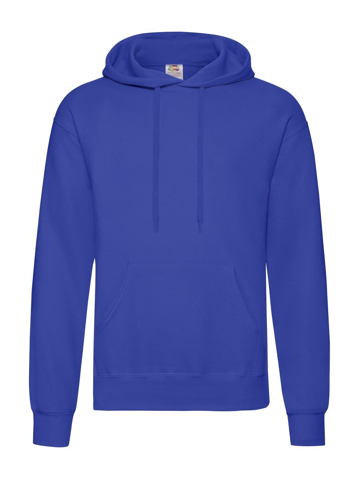 Classic Hooded Sweat Fruit of the Loom Royal Blue