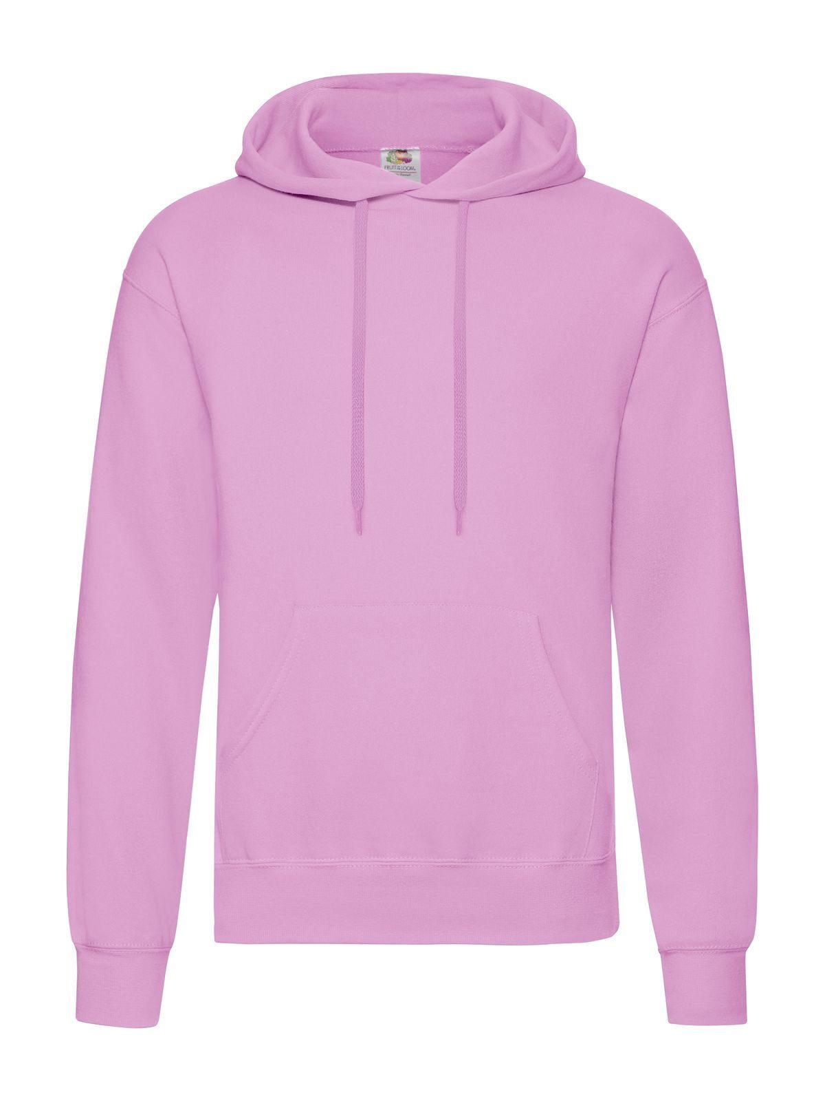 Classic Hooded Sweat Fruit of the Loom Light Pink