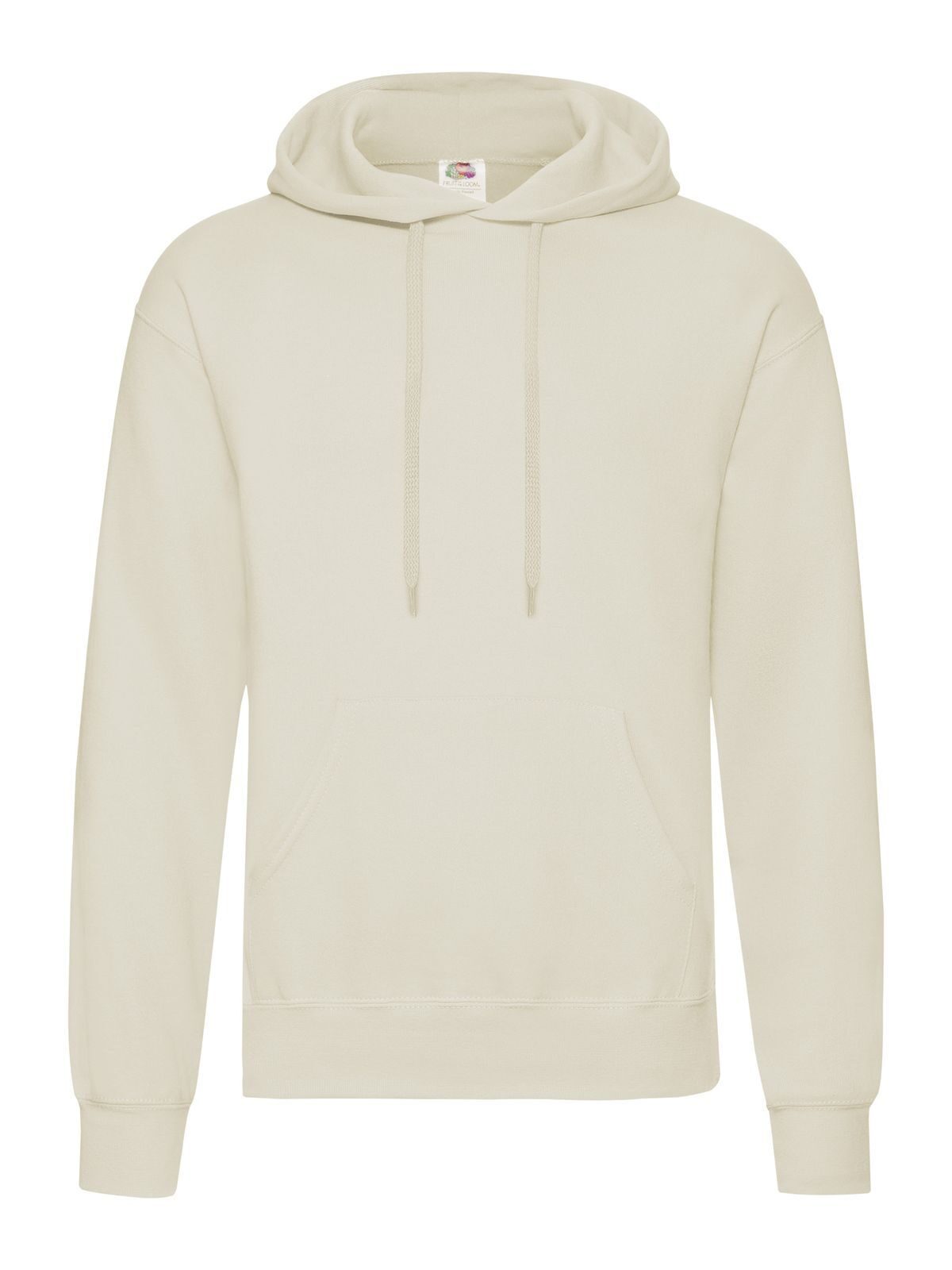 Classic Hooded Sweat Fruit of the Loom Natural