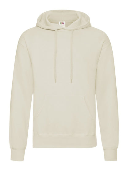 Classic Hooded Sweat Fruit of the Loom Natural