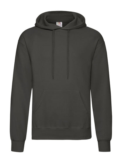 Classic Hooded Sweat Fruit of the Loom Light Graphite