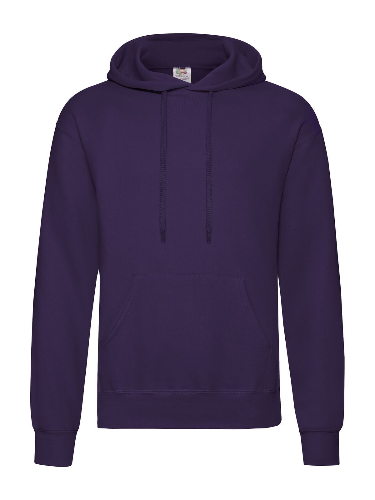 Classic Hooded Sweat Fruit of the Loom Purple