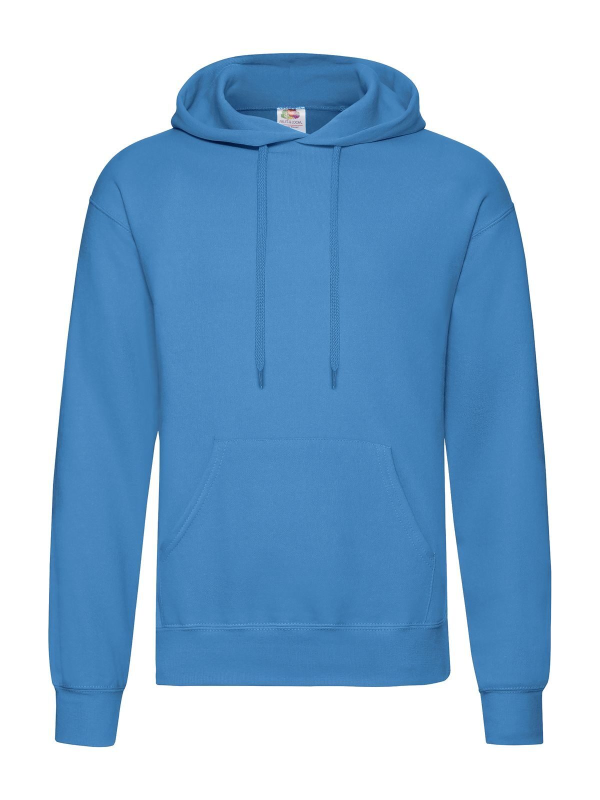 Classic Hooded Sweat Fruit of the Loom Azure Blue