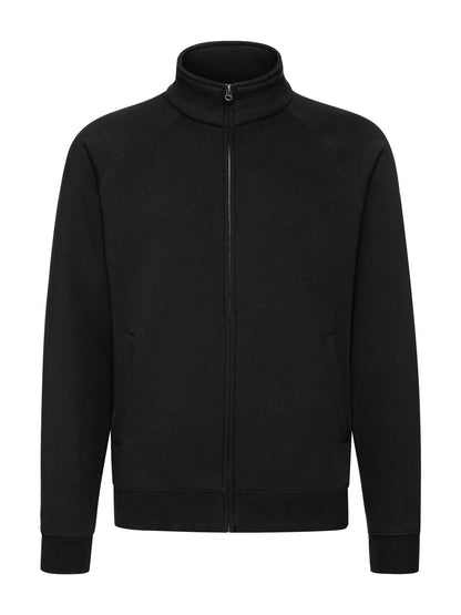 Premium Sweat Jacket Fruit of the Loom Black
