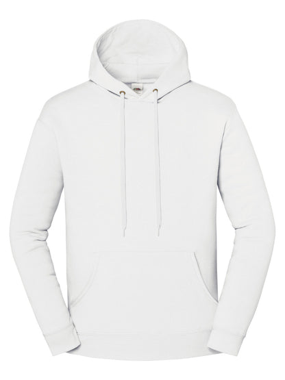 Iconic Premium Hooded Sweat Fruit of the Loom White