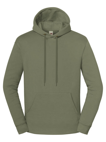 Iconic Premium Hooded Sweat Fruit of the Loom Classic Olive