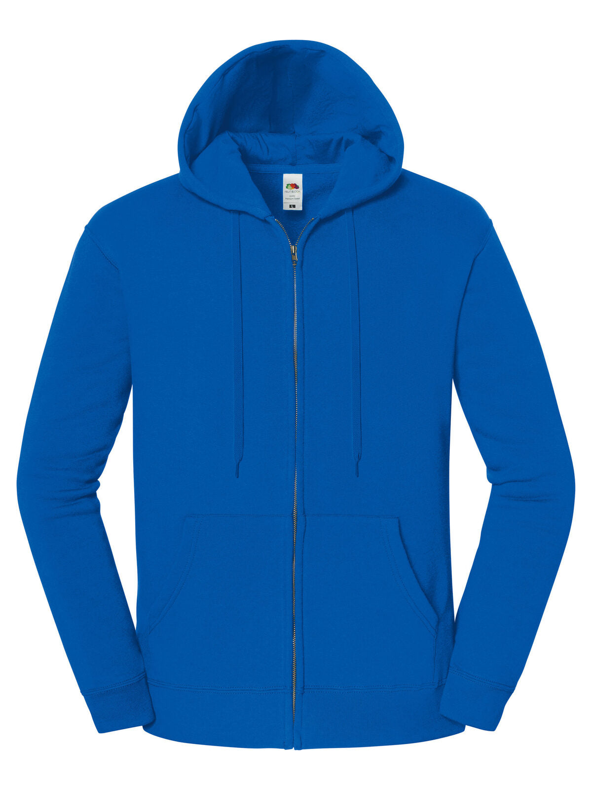 Iconic Premium Hooded Sweat Jacket Fruit of the Loom Royal Blue