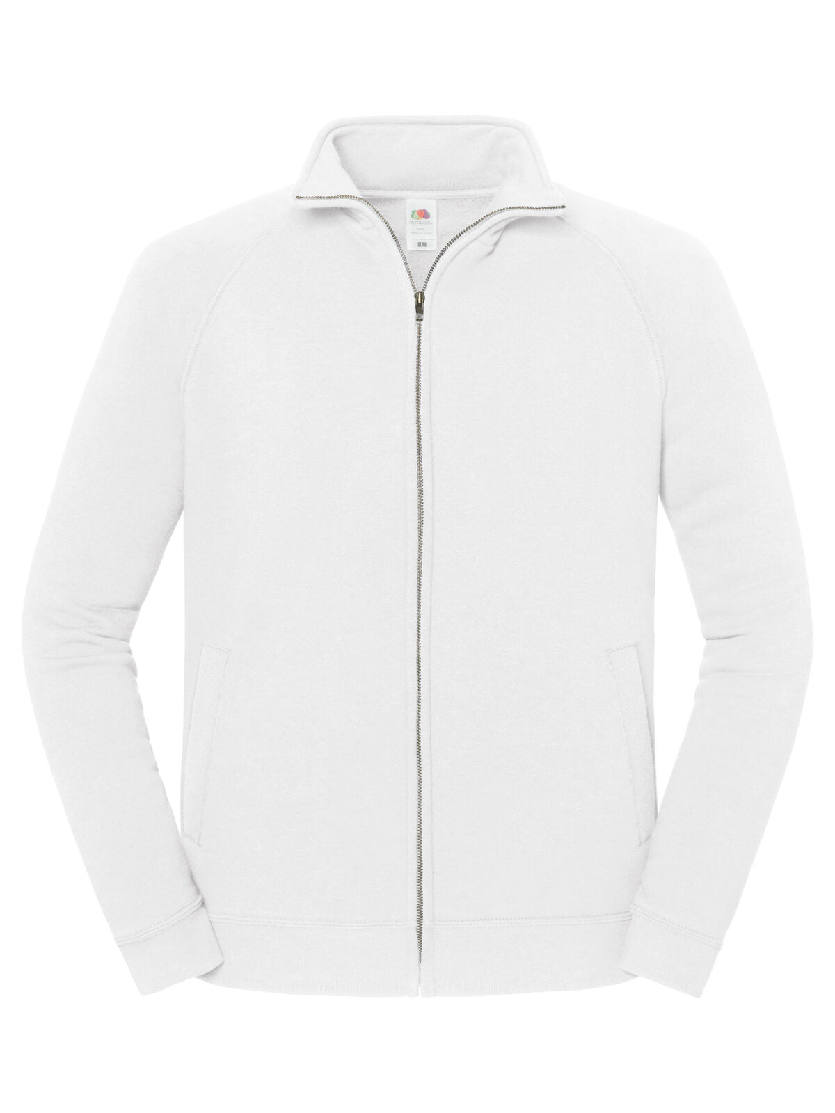 Iconic Premium Sweat Jacket Fruit of the Loom White