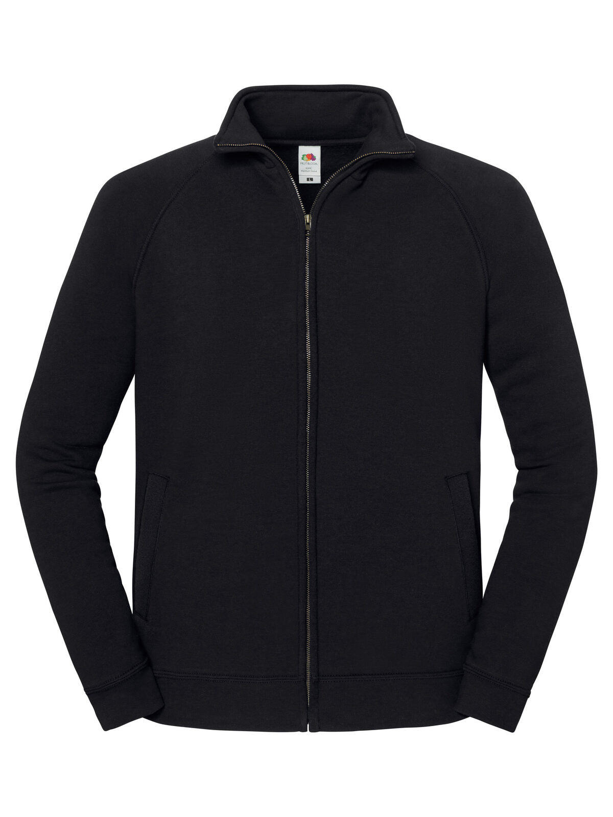 Iconic Premium Sweat Jacket Fruit of the Loom Black