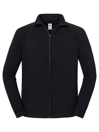 Iconic Premium Sweat Jacket Fruit of the Loom Black