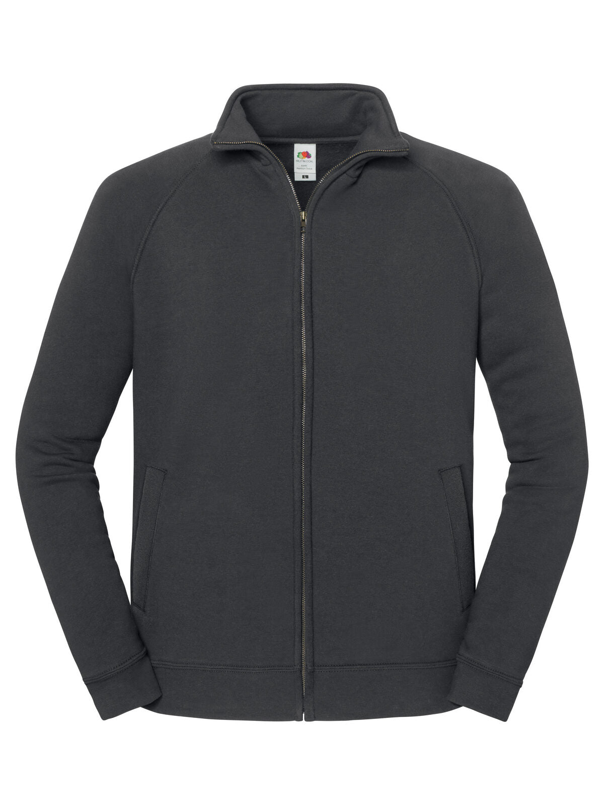 Iconic Premium Sweat Jacket Fruit of the Loom Light Graphite