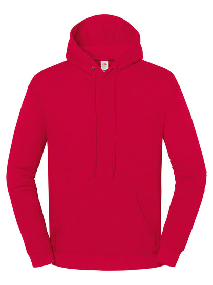 Iconic 250 Hooded Sweat Fruit of the Loom Red