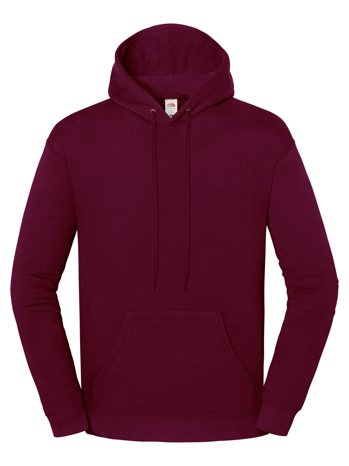 Iconic 250 Hooded Sweat Fruit of the Loom Burgundy