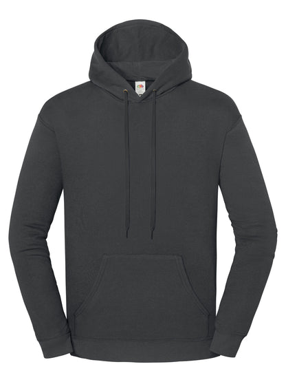Iconic 250 Hooded Sweat Fruit of the Loom Light Graphite