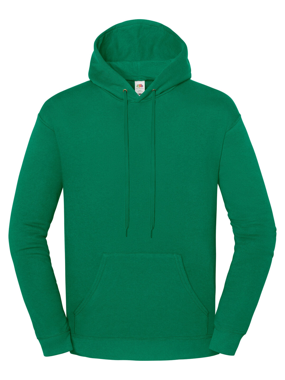 Iconic 250 Hooded Sweat Fruit of the Loom College Green