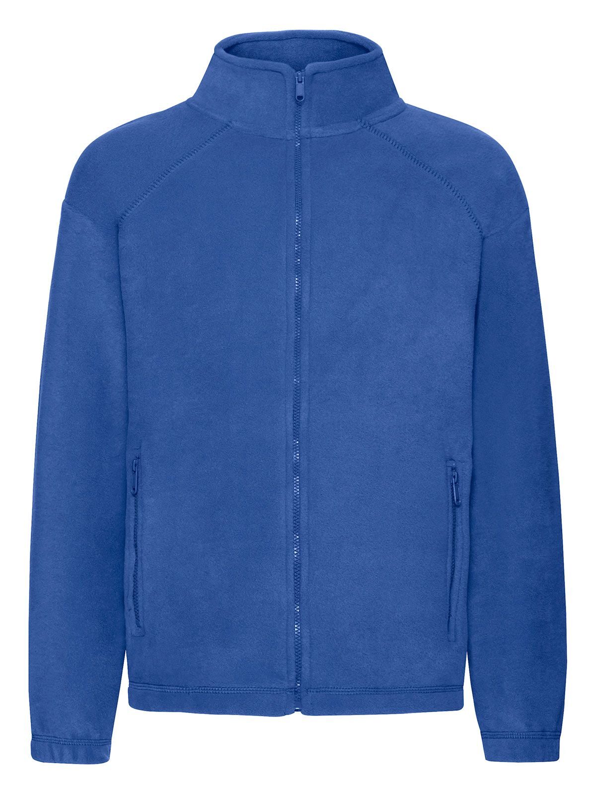 Kids Full Zip Fleece Fruit of the Loom Royal Blue