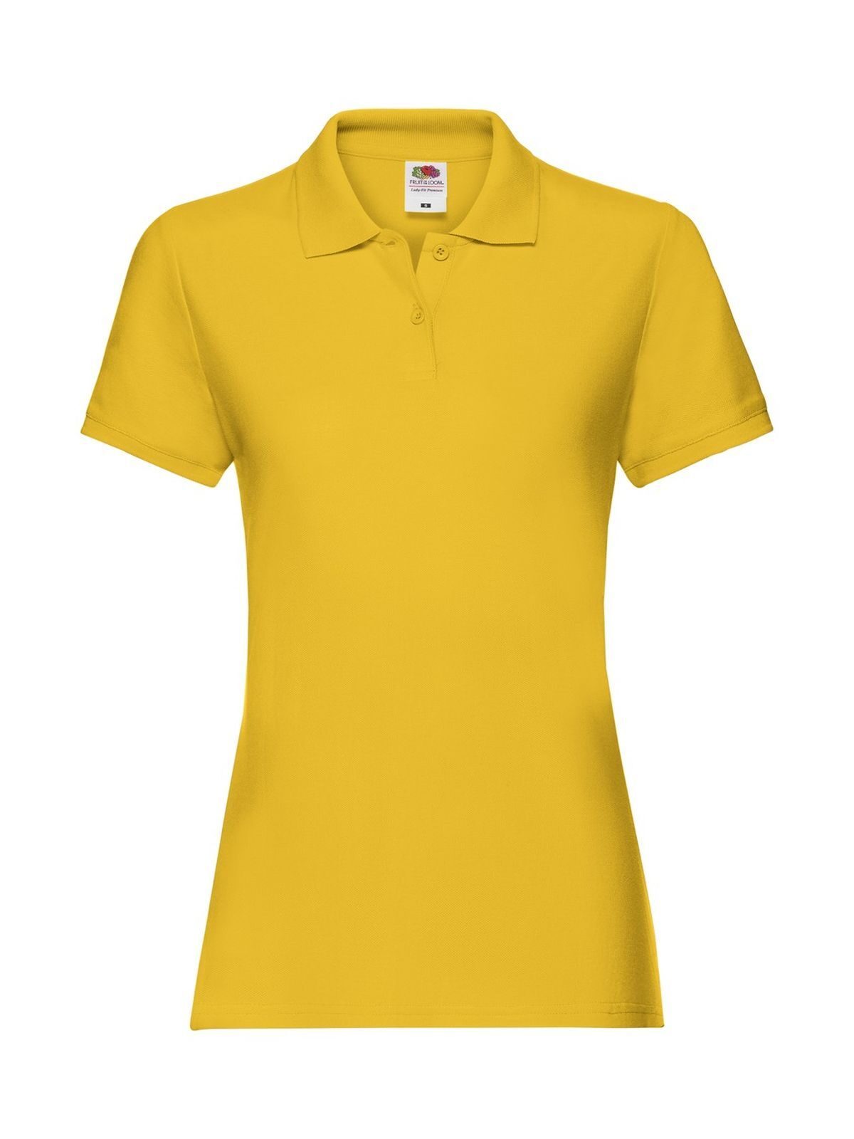Ladies Premium Polo Fruit of the Loom Sunflower