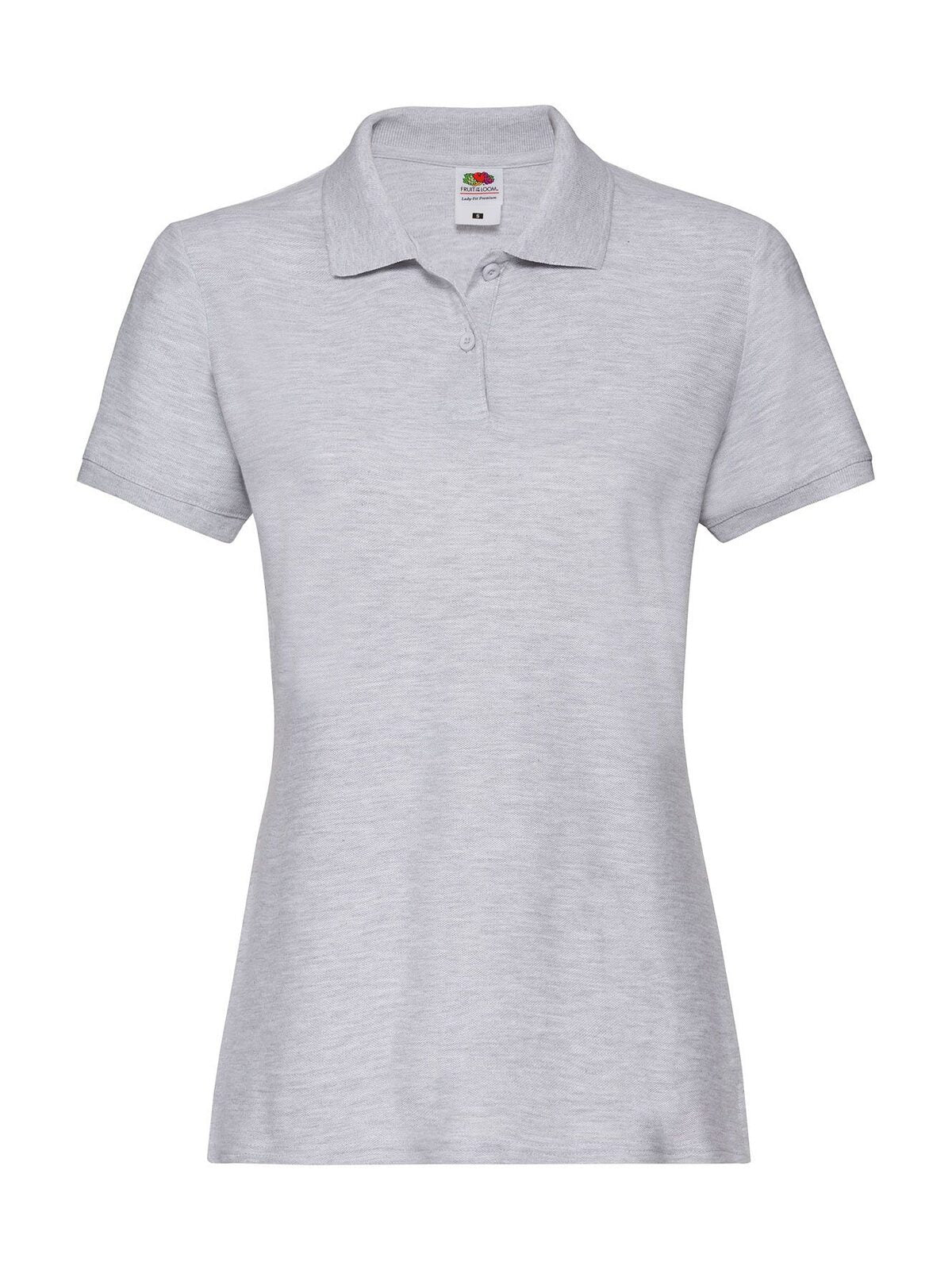 Ladies Premium Polo Fruit of the Loom Athletic Heather