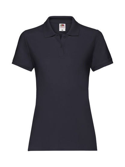 Ladies Premium Polo Fruit of the Loom Deep Navy