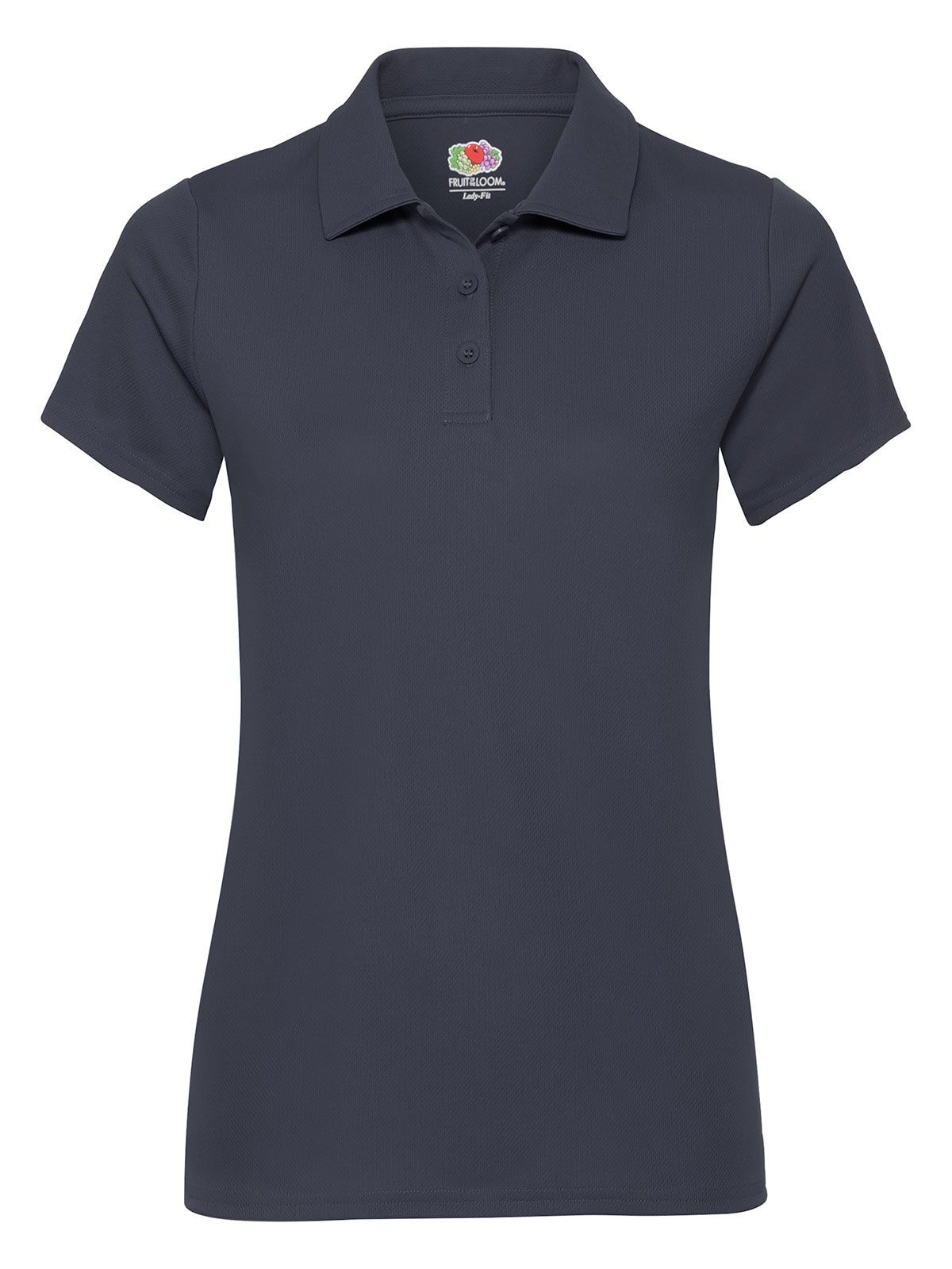 Ladies Performance Polo Fruit of the Loom Deep Navy